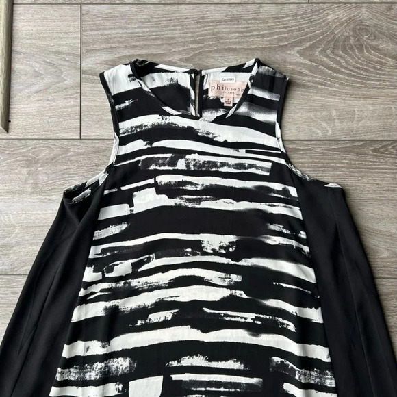 Philosophy Sleeveless High Low Chiffon Dress - Picture 6 of 13